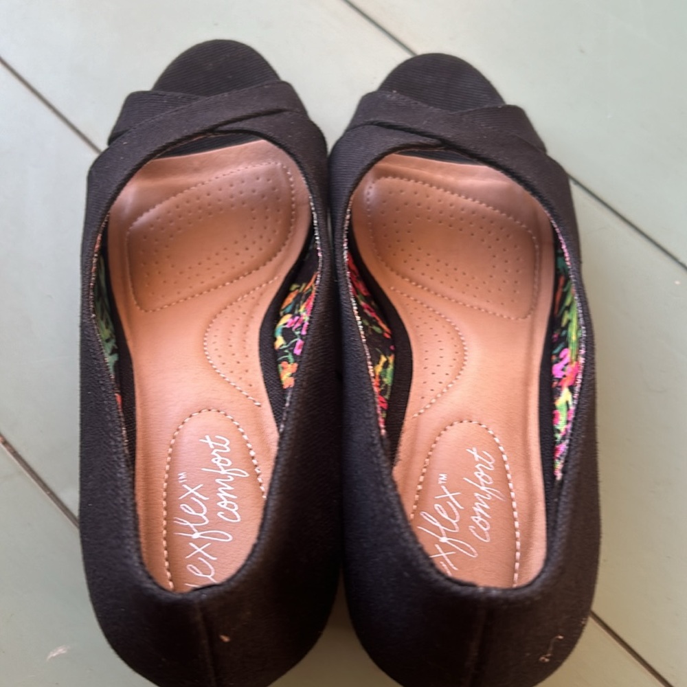 Dexflex Comfort Caitlyn Comfort Wedge Sandals Sz 8W - Picture 6 of 14